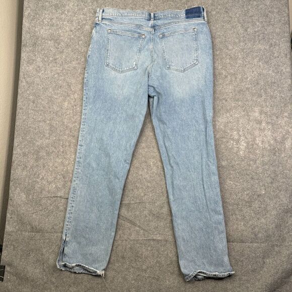 Abercrombie & Fitch 90s Straight Ultra High Rise Jeans Women 34 / 18L - Picture 10 of 12